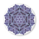 Blue girl rose mandala magnet