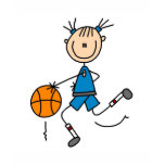 Blue Girls Basketball Tshirts and Gifts