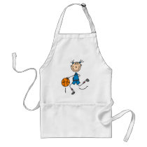 Blue Girls Basketball Tshirts and Gifts Aprons