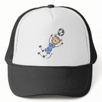 Blue Girls Soccer Hat