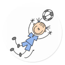 Blue Girls Soccer Sticker by stick_figures Blue Girls Soccer Sticker