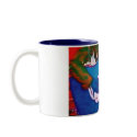 Blue Gituar mugs