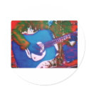 Blue Gituar stickers
