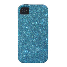 Blue Glam Glitter Sparkles! iPhone 4/4S Case