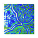 Blue Glass Magnet