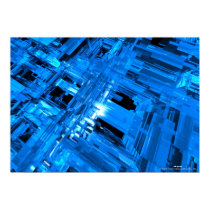 blue glass posters