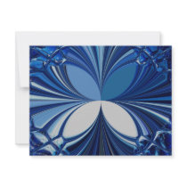 Blue Glass Stones invitations by ArtbyLina Blue Glass Stones invitations
