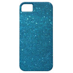 Blue Glitter iPhone 5 Cover