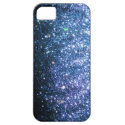 Blue Glitter iPhone Case sparkle iPhone 5 Cover