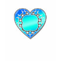 Blue Glow Heart t-shirts by blarneybin Blue Glow Heart t-shirts