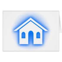 blue glow home card