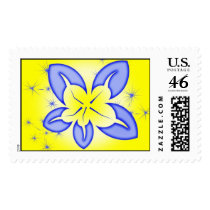Blue Glow postage by stacy_taylor Blue Glow postage