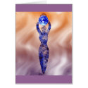Blue Goddess Eclipse Card
