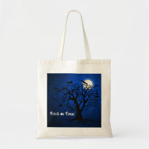 Blue Going Batty Halloween Trick or Treat Bag
