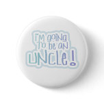 Blue Going to be an Uncle Button