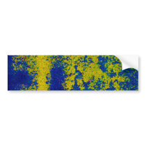Blue Gold Bumper Sticker bumper stickers