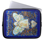 Blue Gold Cancer Cannot Angel Computer Sleeve Bag laptop sleeves