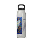 Blue & Gold Cancer Cannot Do Angel Water Bottle water bottles