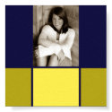 Blue & Gold Graduation autograph poster posters