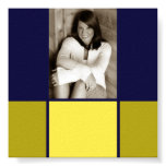 Blue & Gold Graduation autograph poster