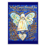 Blue & Gold What Cancer Cannot Do Photo Print photography