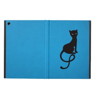Blue Gracious Evil Black Cat Folio