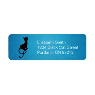 Blue Gracious Evil Black Cat