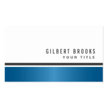 Blue gradient border modern stylish professional business cards