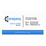 Blue Gradient Bottom Business Card Blue Gradient Bottom Business Card