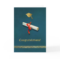 Blue Graduation Card by artogram Blue Graduation Card