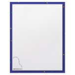 Blue Grand Piano Recital Paper Letterhead Design