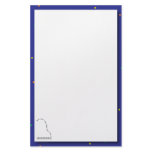 Blue Grand Piano Recital Stationery