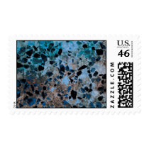 Blue Granite Postage Stamps