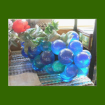 Blue grapes 2 postcards by codfishlady Blue grapes 2 postcards