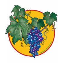 Blue grapes shirt F/B