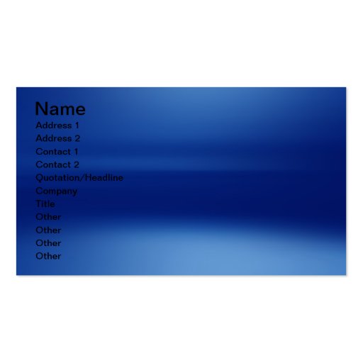 BLUE GRAPHIC DESIGN BUSINESS CARD
