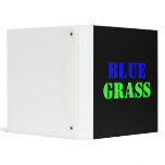 BLUE, GRASS 3 RING BINDER