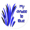 blue grass stickers