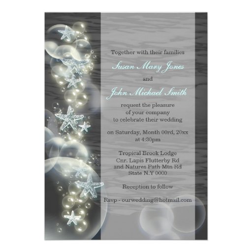 Blue gray wedding engagement anniversary cards (front side)
