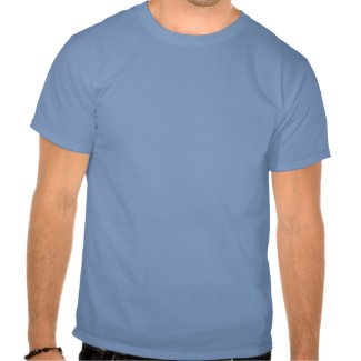 Blue Great White Shark Colorful Sea Animal T Shirt