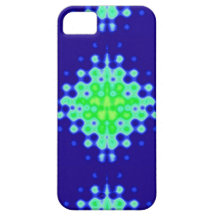 Blue Green Abstract Art iPhone 5 Cases