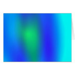 Blue Green Abstract Card