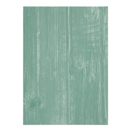 Blue Green Country Lace Bridal Shower Invitations