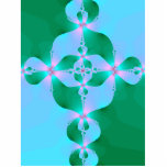 Blue Green Cross Photo Cutout