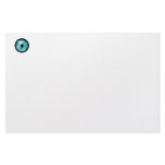 Blue Green eye cloud graphic aqua Custom Stationery