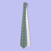 Blue Green Fun Tie