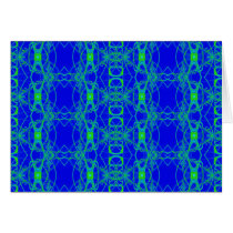 blue green lace cards