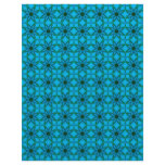 Blue & Green Lilies & Plaid Scrapbook Paper Pages Letterhead Template