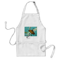 Blue Green Orange aprons by Flynn_the_Cat Blue Green Orange aprons