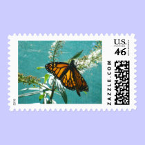 Blue Green Orange stamps